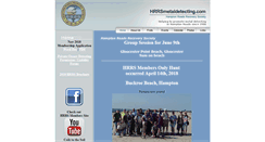 Desktop Screenshot of hrrsmetaldetecting.com